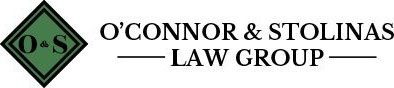 A black and white photo of the connor law group logo.